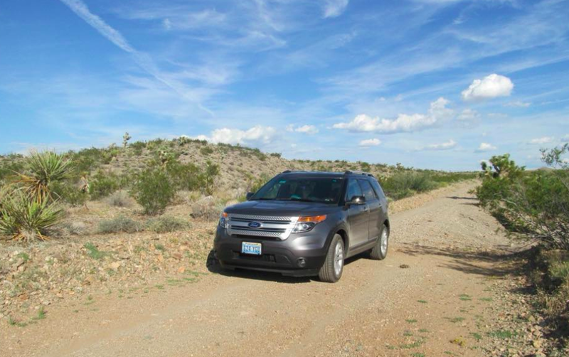 Michael and his wife took this Ford Explorer out near the site of Mark’s death, but the couple was unable to make it to their destination due to the harsh terrain. Photo: Michael Blackburn